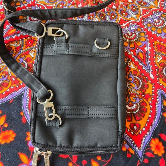 Bsggsllini Take Two RFID Crossbody in Black - Picture 2 of 7